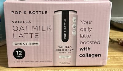Vanilla Oat Milk Latte with Collagen