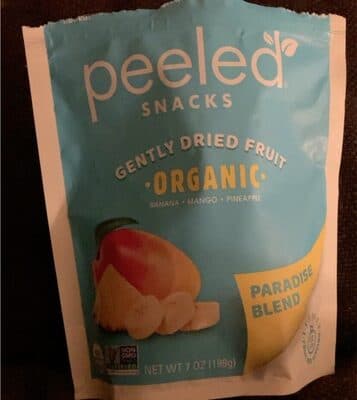 Banana, Mango, Pineapple Organic Gently Dried Fruit Snacks