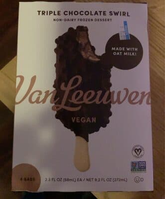 Triple Chocolate Swirl Non-Dairy Frozen Dessert Bars