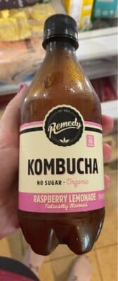 Raspberry Lemonade Flavored Organic Kombucha