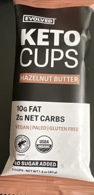 Hazelnut Butter Keto Cups