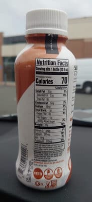 Caramel Flavored Enhanced Coffee Beverage