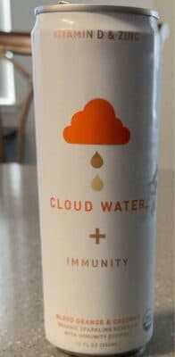 Blood Orange & Coconut Natural Sparkling Beverage with Immunity Support