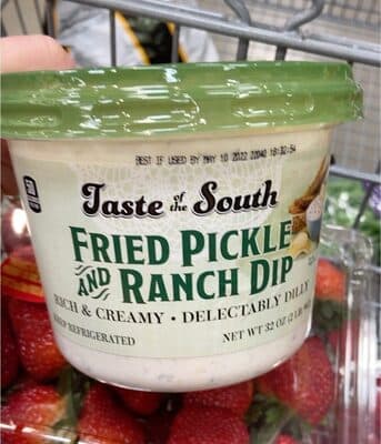 Fried pickle & ranch dip