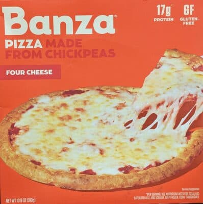 Four Cheese The Pizza Made From Chickpeas