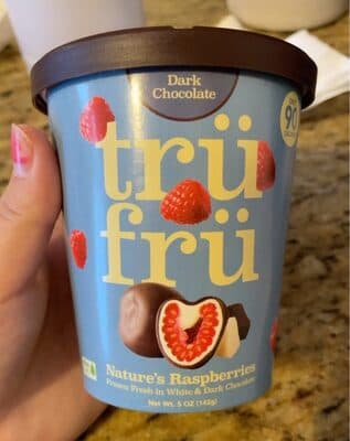 Dark Chocolate Nature's Raspberries Frozen Fresh in White & Dark Chocolate