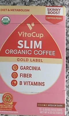 Medium Dark Slim Organic Coffee Pods
