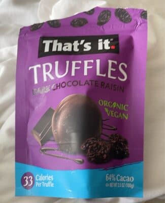 Truffles Dark Chocolate Raisin