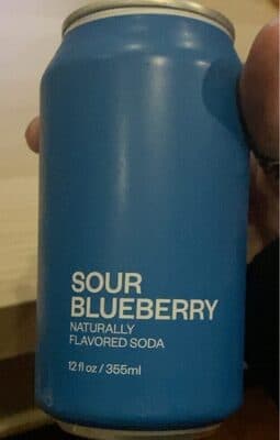 Sour Blueberry Naturally Flavoured Soda