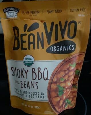 Smoky BBQ Pinto Beans Cooked in Texas-Style BBQ Sauce