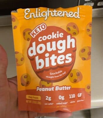 Peanut Butter Keto Cookie Dough Bites