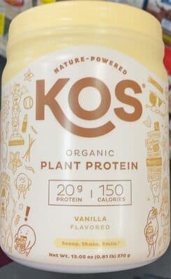 Vanilla Organic Plant Protein Powder