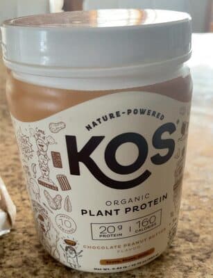 Chocolate Peanut Butter Flavor Organic Plant Protein Powder