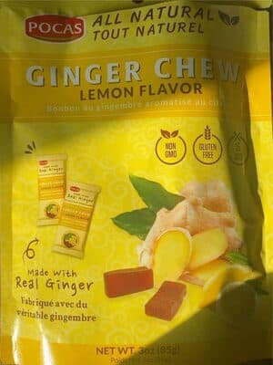 Ginger Chew Lemon Flavor