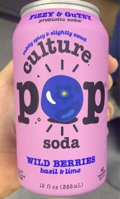 Wild Berries Basil & Lime Soda