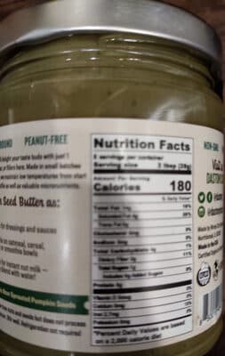Sprouted Pumpkin Seed Butter