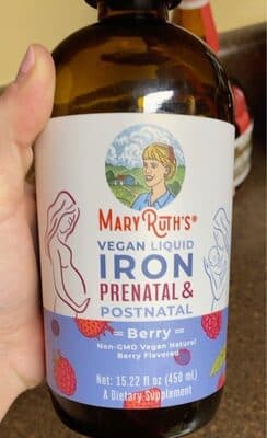 Vegan Liquid Iron Prenatal and Postnatal