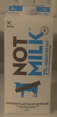 2% Reduced Fat Not Milk