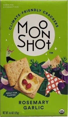 Rosemary Garlic Climate Friendly Crackers