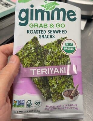 Roasted Seaweed Snacks: Teriyaki