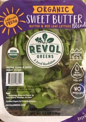 Organic Sweet Butter & Red Leaf Lettuce Blend