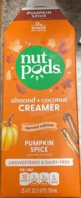 Pumpkin Spice Almonds + Coconut Ceamer