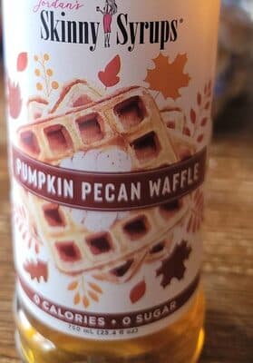 Jordan's skinny syrups pumpkin pecan waffle