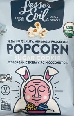 Organic Popcorn Sugar Cookie
