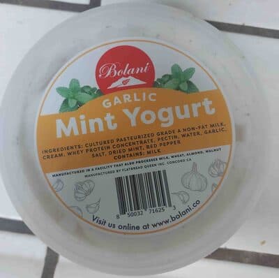 Garlic Mint Yogurt