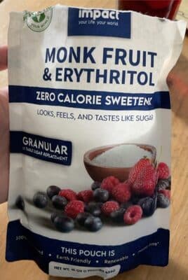 Monk Fruit and Erythritol