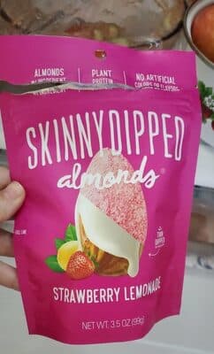 Skinny Dipped Almonds strawberry lemonade