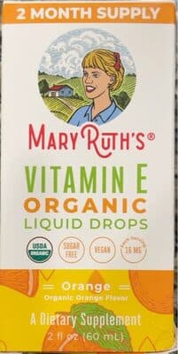 Vitamin E Organic Liquid Drops