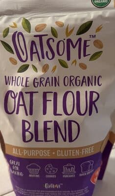 Whole Grain Organic Oat Flour Blend