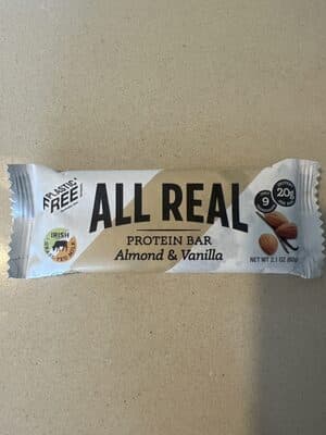 All Real Protein Bar Vanilla & Almond