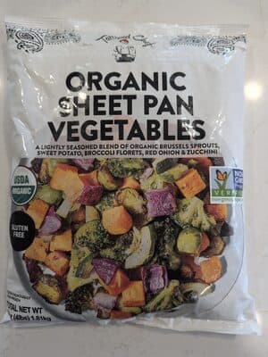 Organic Sheet Pan Vegetables