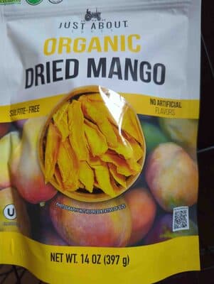 Mango, dried, organic
