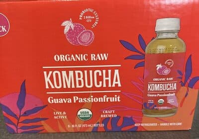 Organic Raw Kombucha Guava Passionfruit