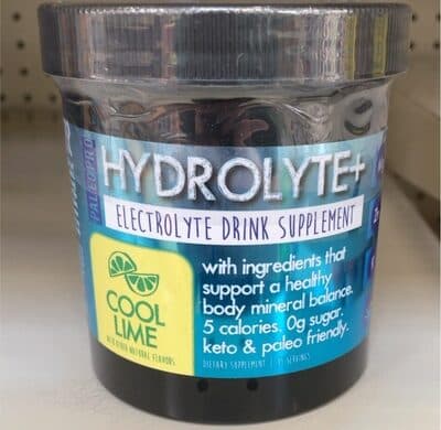 Paleo Pro Hydrolyte Electrolyte drink cool lime