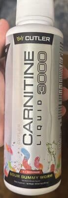 Carnitine Liquid 3000 Sour Gummy Worm