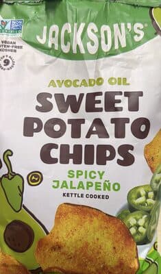 Avocado Oil Sweet Potato Chips - Spicy Jalapeño