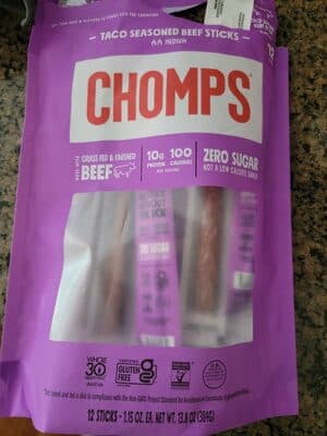 Taco seasoned beef stick