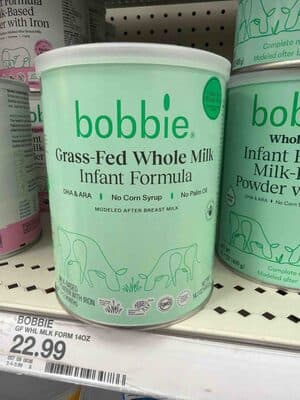 Grass-fed Whole Milk Infant Formula