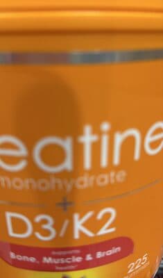 creatine monohydrate + D3/K2 watermelon