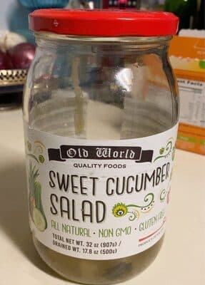 Sweet Cucumber Salad