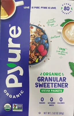 Stevia Granular Sweetener Packets