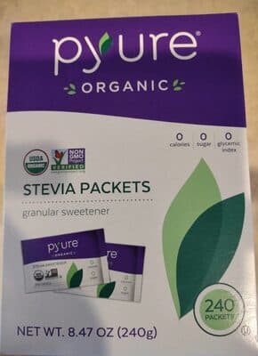 STEVIA GRANULAR SWEETENER PACKETS