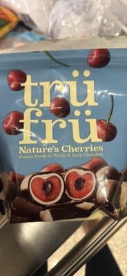 Dark Chocolate Nature's Cherries Frozen Fresh in White & Dark Chocolate