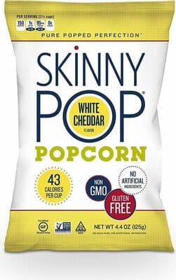 SkinnyPop Popcorn, White Cheddar