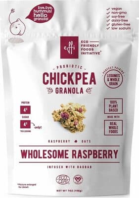 Wholesome Raspberry Chickpea Granola Oats
