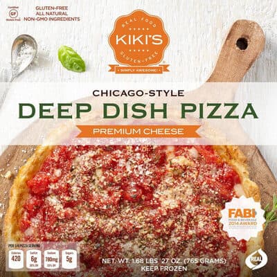 Chicago-Style Three Cheese Deep Dish Pizza